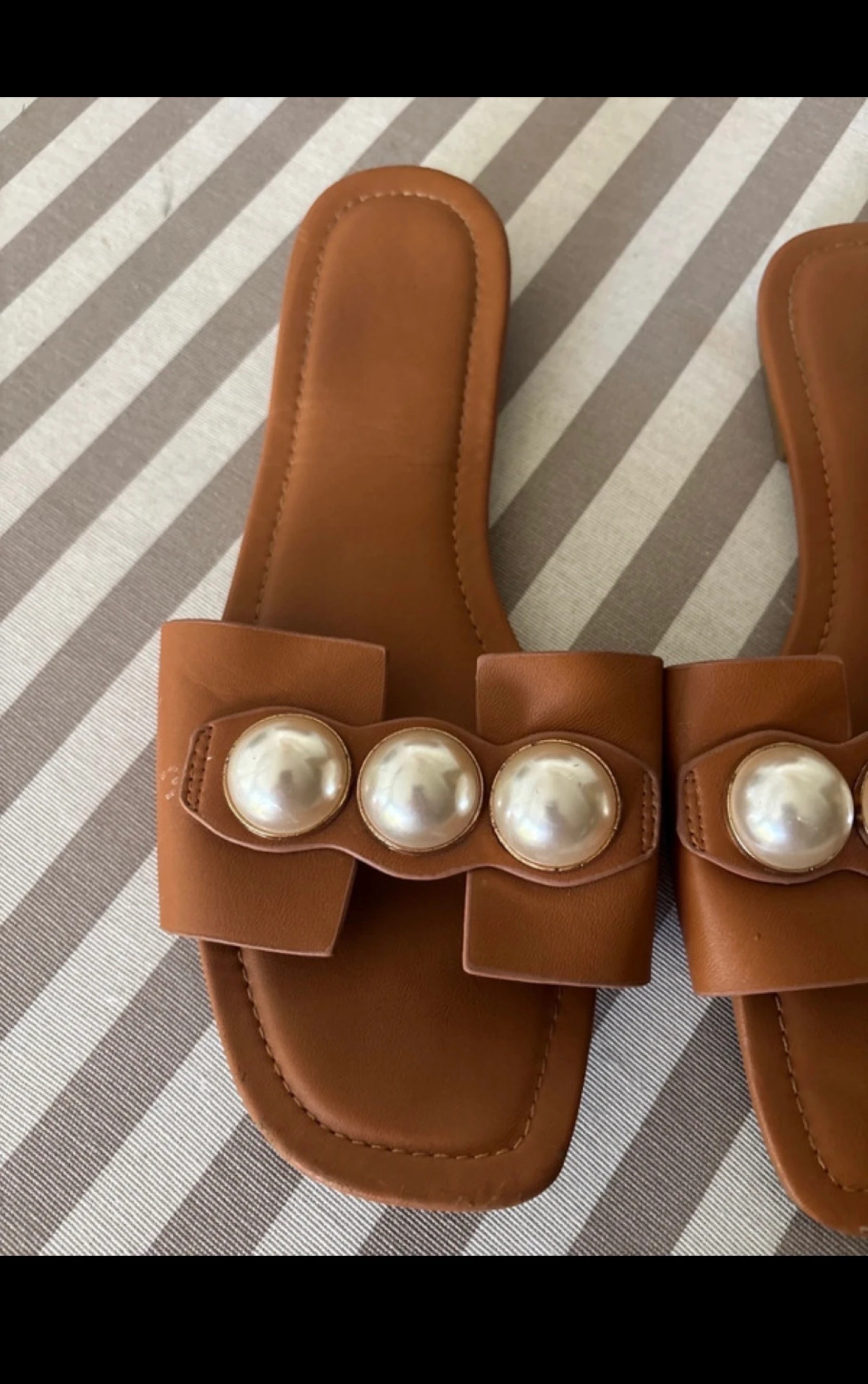 ✨ Zapatillas camel con perlas ✨39 – photo 4